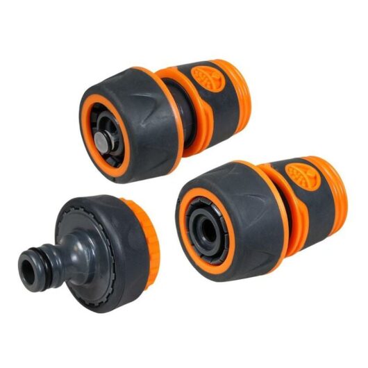 Faithfull - 3/4in Plastic Hose Fittings Kit, 3 Piece FAIHOSE34KIT