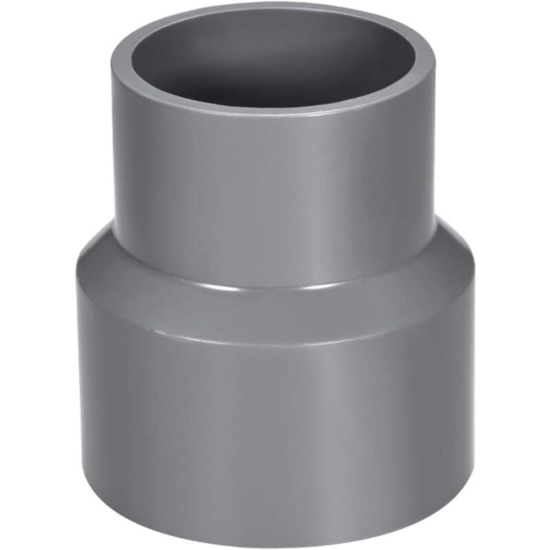 Ccykxa - pvc Reducing Fitting Hub - 50mm x 63mm - Pipe Fitting Adapter - Grey - Conduit Reducer - Pipe Connector for Water Supply Construction