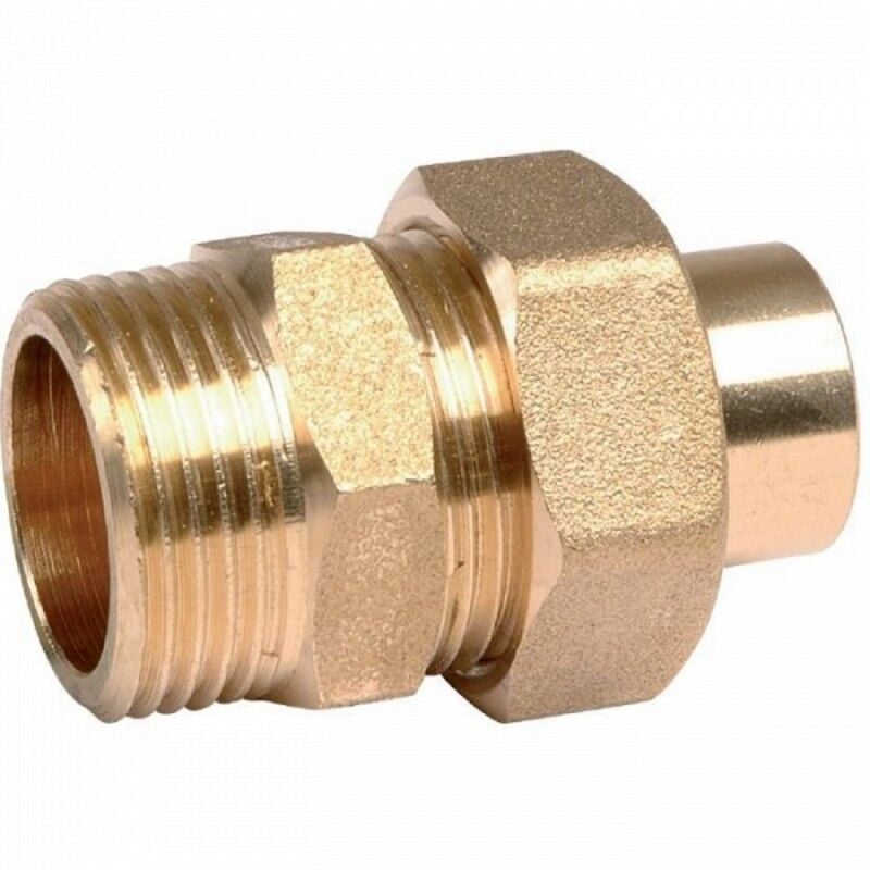 Thermador 341GC1215 - Straight brass union fitting to weld - m 1/2' - ⌀ 12 mm