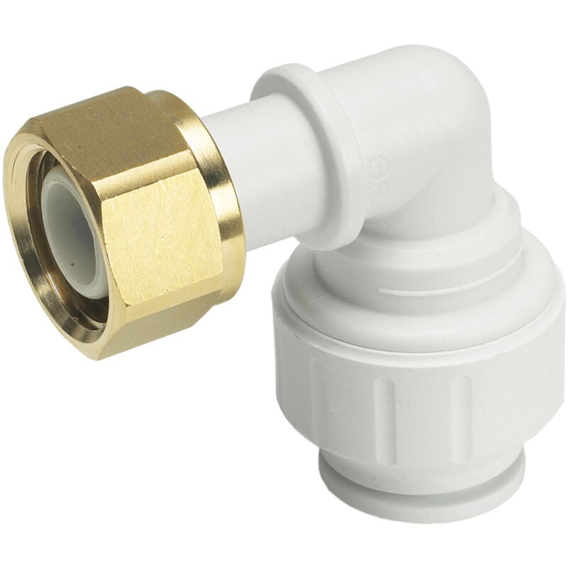 John Guest Speedfit Bent Tap Connector 15mm X 1/2" (Pack of 5)