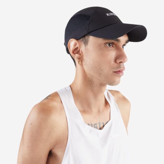 Men's Women's Kiprun V2 Running Cap - Black