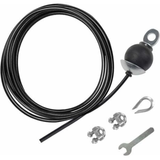Gym Cable, Fitness Steel Wire Rope diy lat Home Gym Pulley Cable Machine Strength Training Cable 47JIVZ5AFG