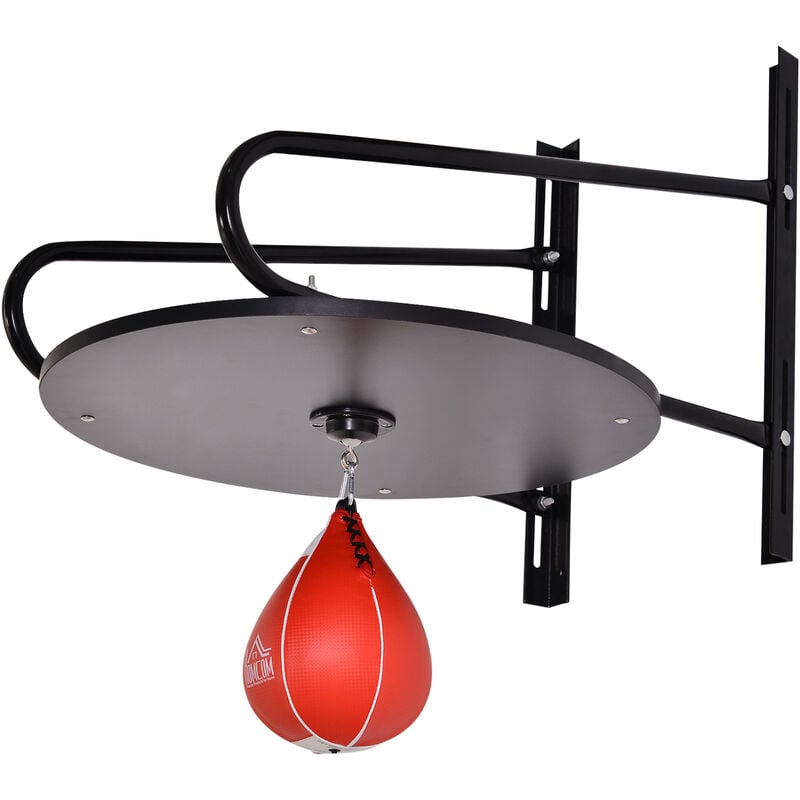Homcom - Speed Bag Platform Kit Wall-mounted Punching Ball Hanging Platform Set
