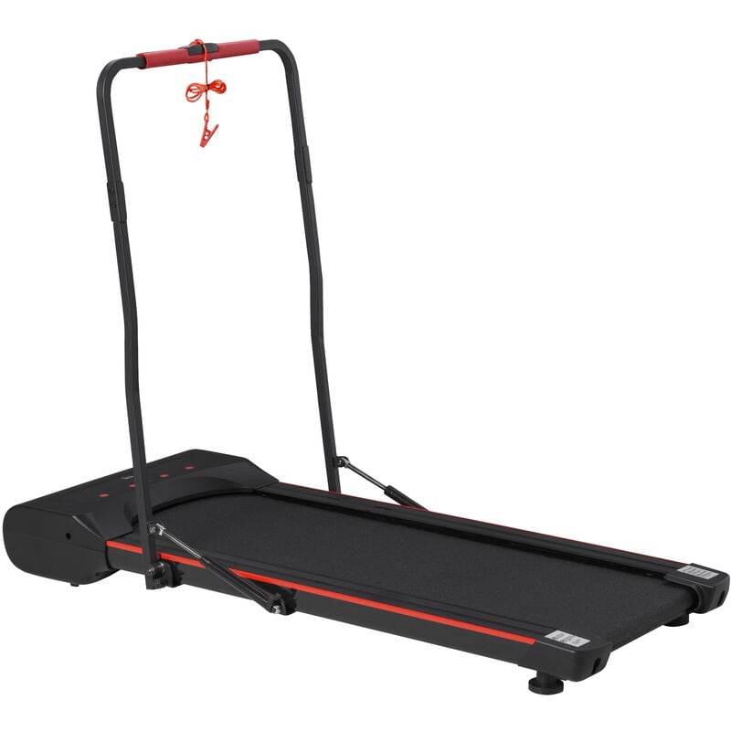 Homcom - Walking Machine w/ led Display & Remote Control Exercise Jogging Fitness