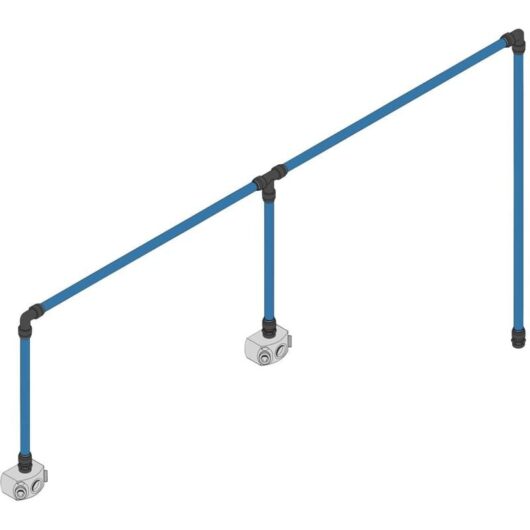 Sealey - CASKIT228 Speedfit® 12m 2-Drop Air Supply System Kit 28mm