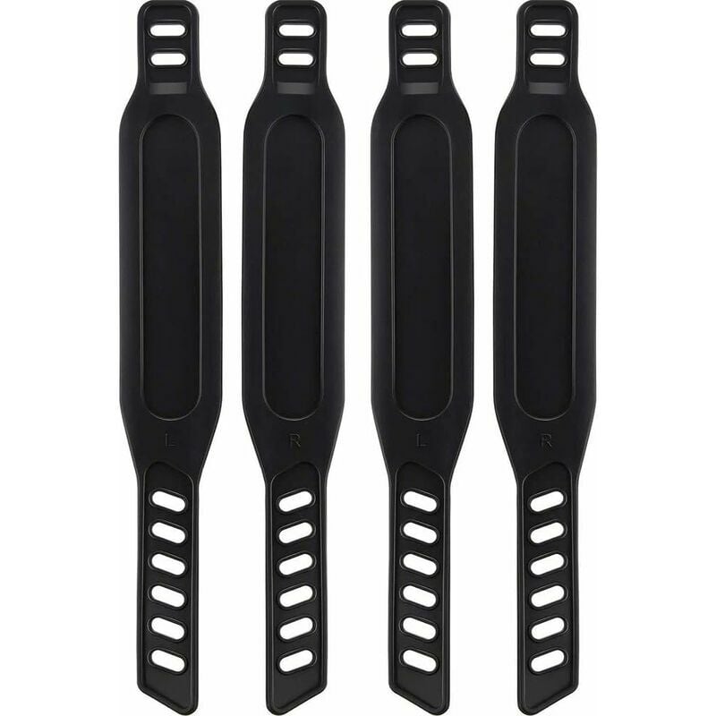 Trimec - Sangles de Pédale de Vélo d'exercice Sangles de Pédale en Caoutchouc Facile à Régler Universal Sangles de Pédale pour Vélo d'Appartement