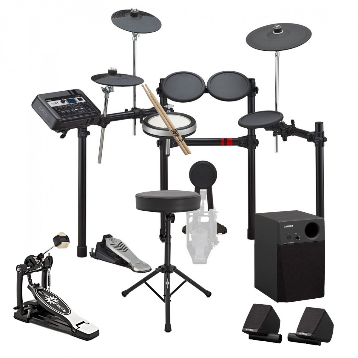 Yamaha DTX6K-X Electronic Drum Kit with Monitor Accessory Pack