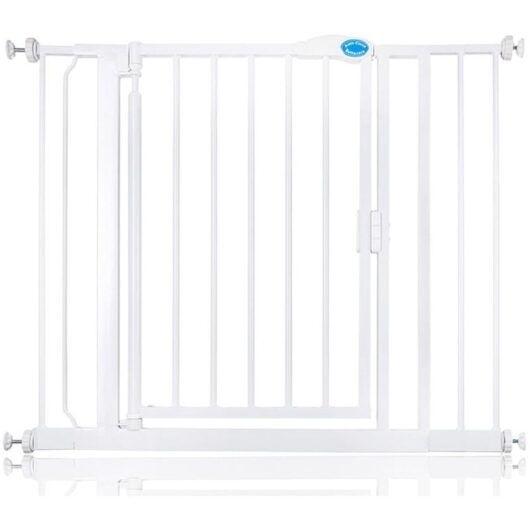 Bettacare - Auto Close Pet Gate, 96.6cm - 103.6cm, White, Pressure Fit Stair Gate for Dog & Puppy