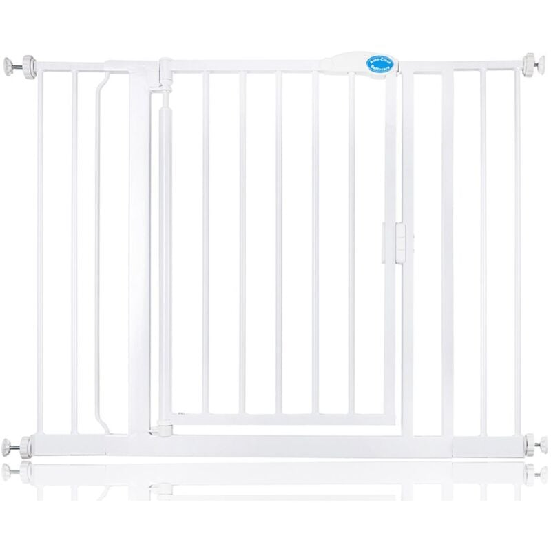Bettacare - Auto Close Stair Gate, 103.8cm - 110.8cm, White, Pressure Fit Safety Gate, Baby Gate