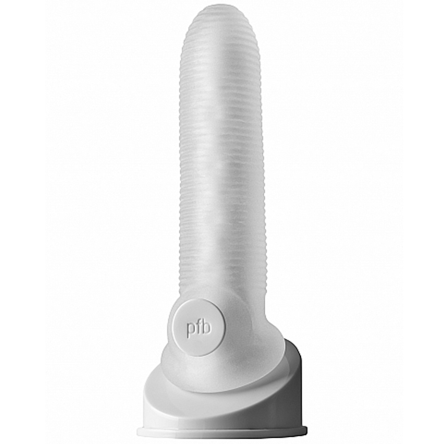 Perfect Fit Fat Boy Micro Ribbed Large Penis Sleeve 6.5 Inch - Clear
