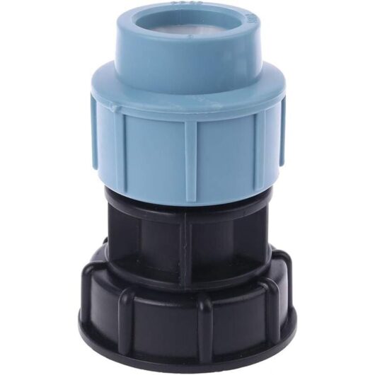 1pcs IBC Tank Adapter S60X6 to 32mm Straight Hose Connector Accessories Garden Water Pipe Fitting Tool Connector