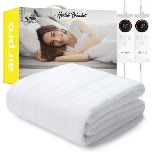 Air Pro Electric Blanket - Fully Fitted Mattress Cover With Elastic Straps - King-150x200cm