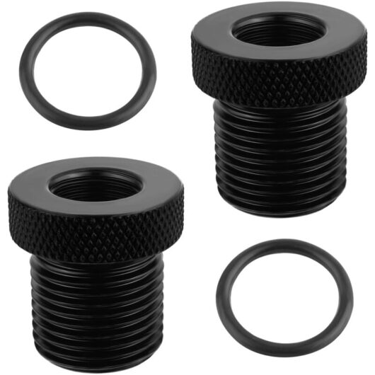 Car Accessory Adapter with Washers, Durable Steel 1/2 x 28 to 3/4 x 16 Replacement for Broken Fittings, Essential Auto Accessories for Car, Truck,