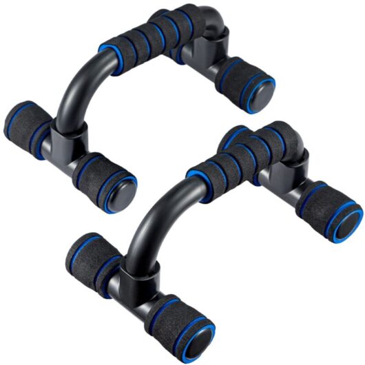 JF HOME BLISS Push Up Bars for Men & Women Non-Slip Foam Grip Handles H-Shaped Sturdy Design for Home Gym Workout Strength Training Equipment for
