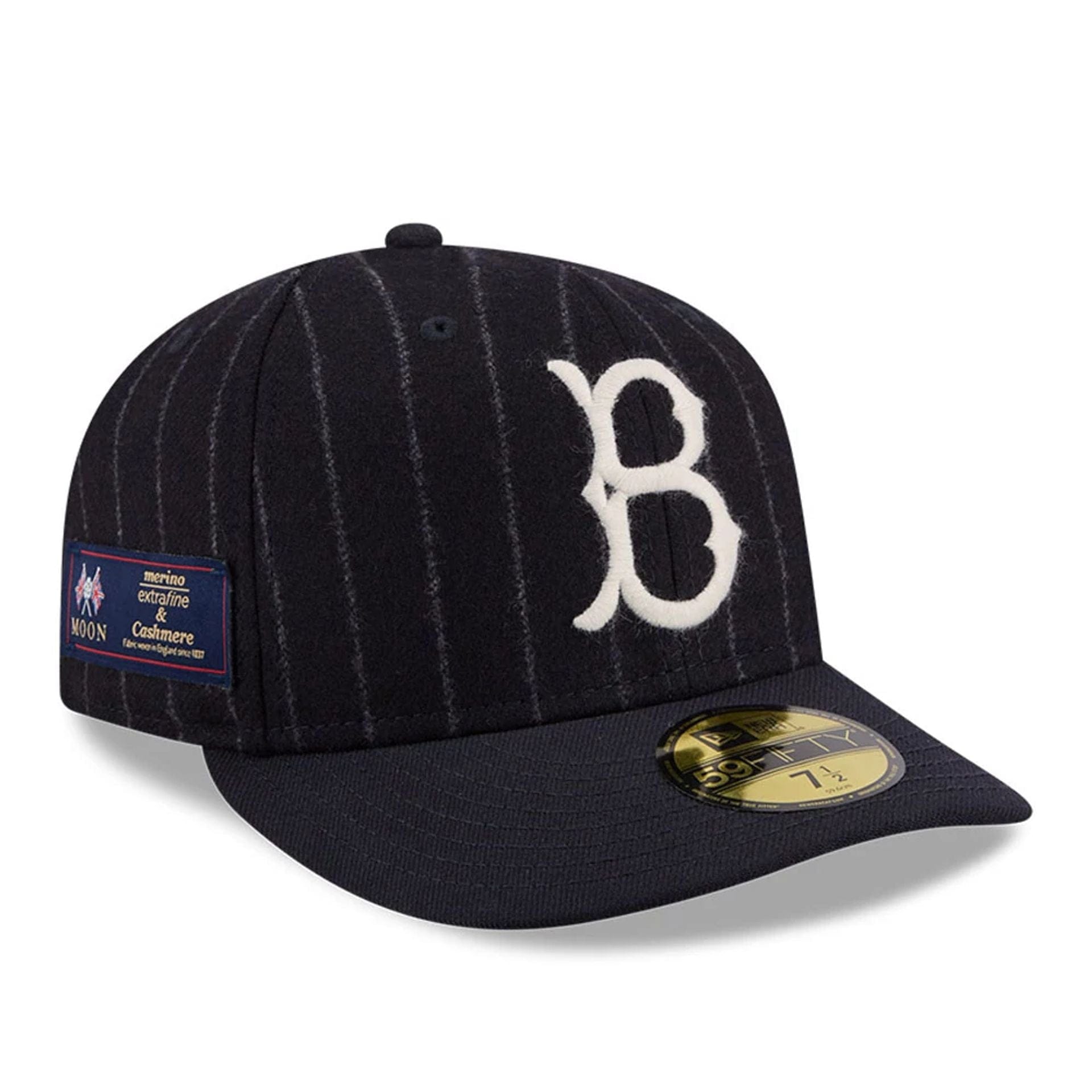 Brooklyn Dodgers MLB X Moon Navy 59FIFTY Fitted Cap New Era Cap adult unisex