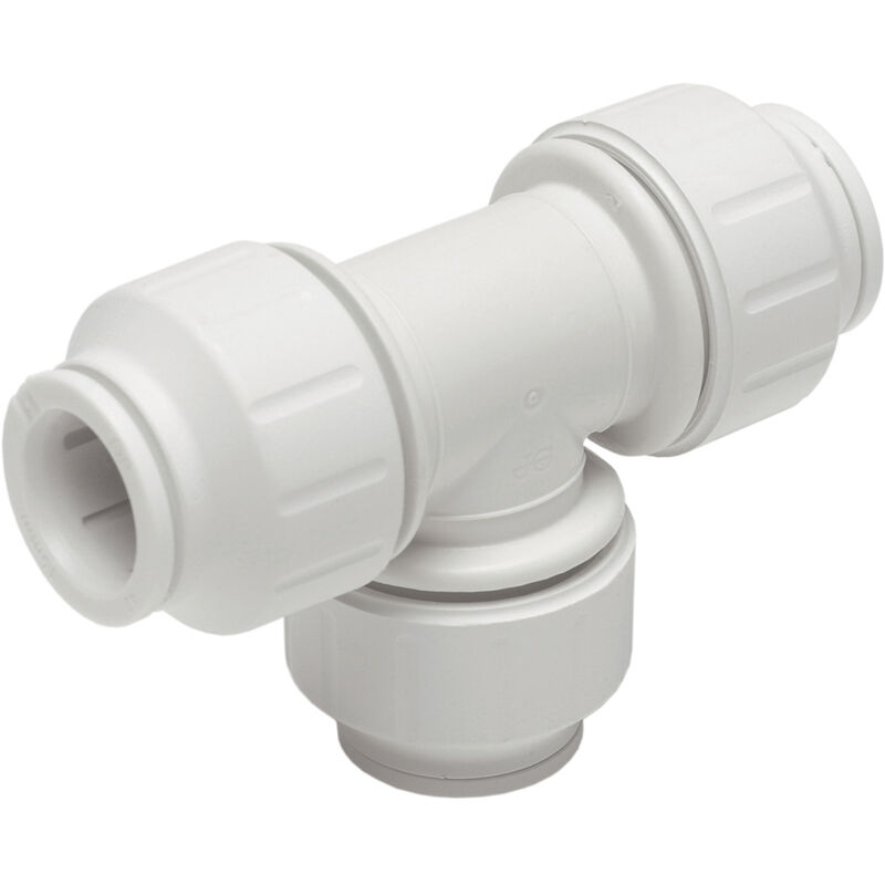 John Guest Speedfit PEM3022BW Reducing Tee 22 X 15 X 15mm (Pack of 2)