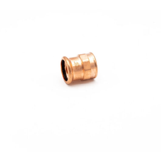 Premium Copper Press Fitting Coupler for Water & Gas - 28x3/4"