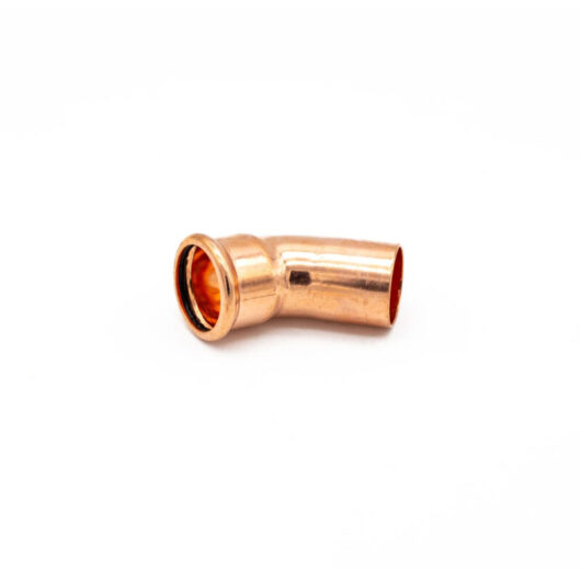 PrimaPress 45° Copper Elbow Fitting - 35mm Size, Flameless Install