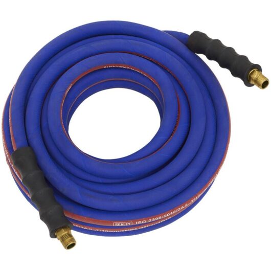 Sealey - AH10R Extra-Heavy-Duty Air Hose with 1/4''BSP Unions 10m x 8mm