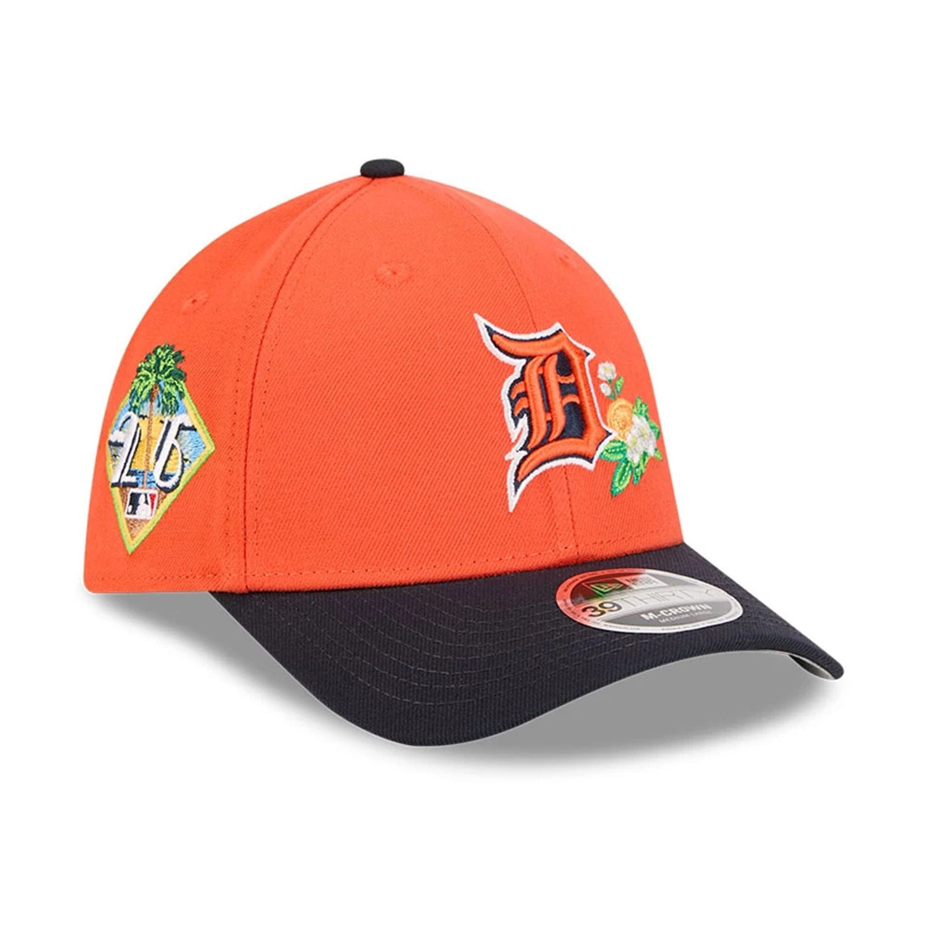 Tigers MLB Spring Training 2026 Orange 39THIRTY M-Crown Stretch Fit Cap New Era Cap adult unisex