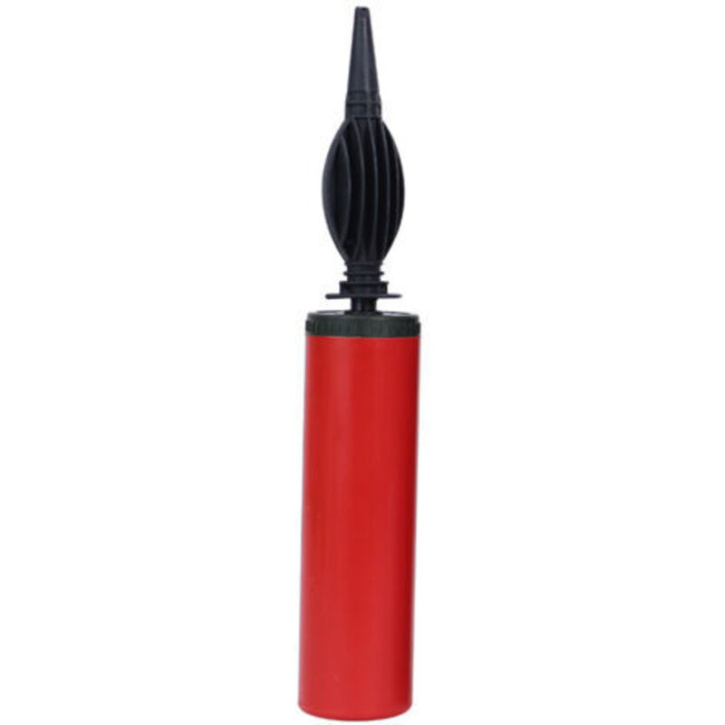 Double Balloon Pump (Random Hair Color) Quick Action Manual Balloon Pump Inflator for Exercise Ball Yoga Ball Macaron Color with Balloon Tie Tool Set