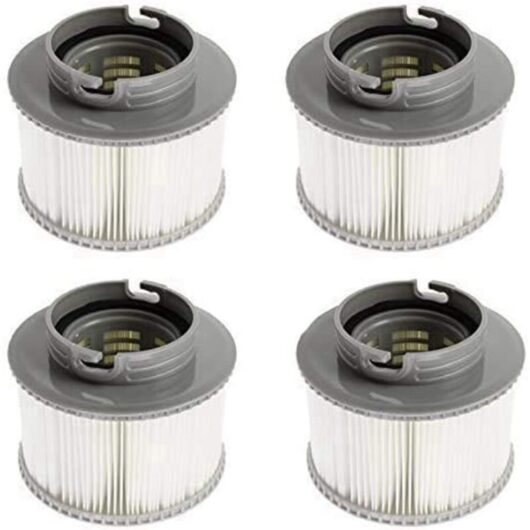 Gotrays - 4/8 Pack Replacement Filter Cartridges for Bubble Spa (2020 Upgraded Version to Fit All Models) (4 Pcs)