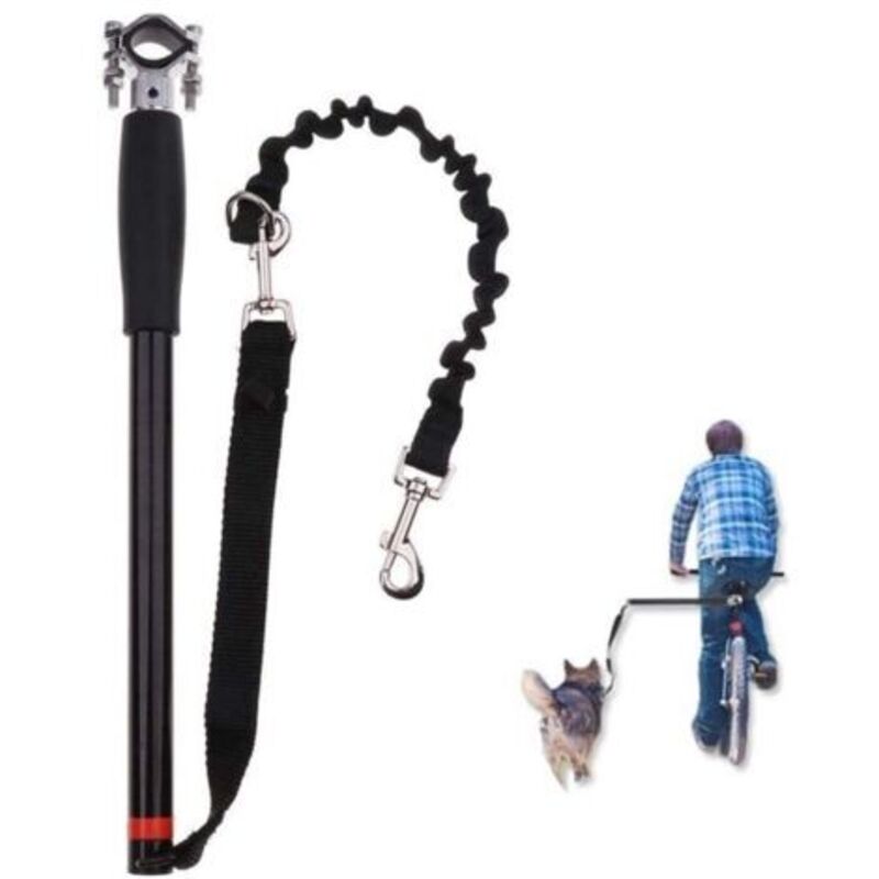 Hands-Free Dog Bicycle Leash, Dog Exercise Leash Easy Installation and Removal, for Cycling and Pet Training Jogging Adjustable Puppy Leash