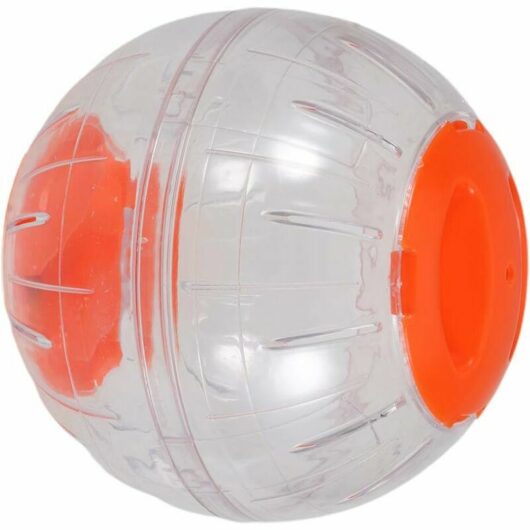Hoopzi - Hamster Ball Running Exercise Ball Mini Ball Running Around Small Pet (Orange)