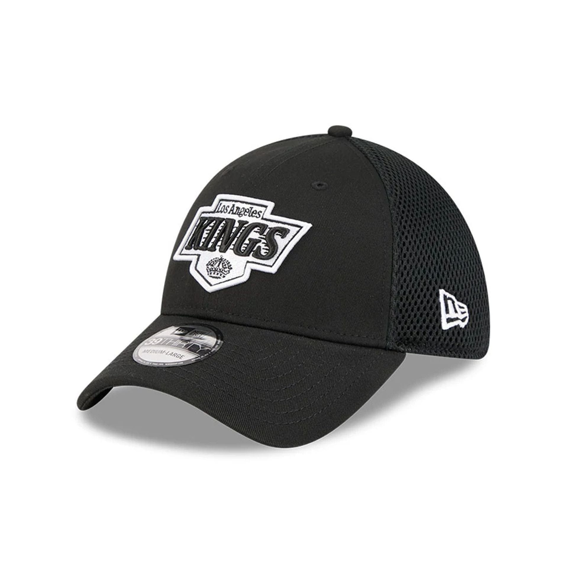 LA Kings NHL Evergreen Neo Black 39THIRTY Stretch Fit Cap New Era Cap adult unisex