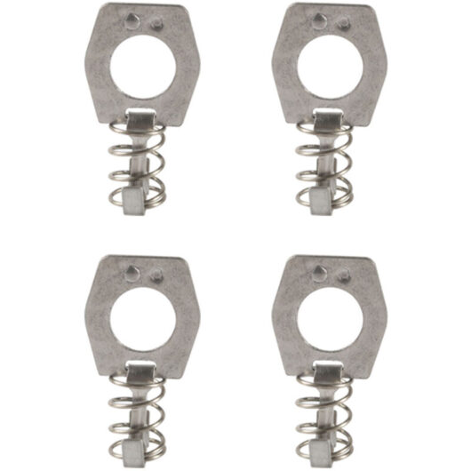 Pack of 4 Water Heater Door Lock Spring Latch Water Heater Latch for RV Water Heater Fixing Fitting Water Heater Cover Stainless Steel Metal