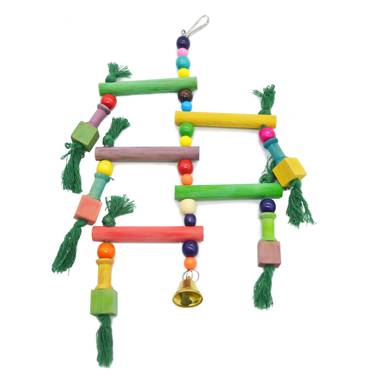 Parrot Supplies Bird Toys Runner Game Steps Climbing Ladder Ladder Swing Stairs Spiral Ladder Stair Frame Climbing Frame