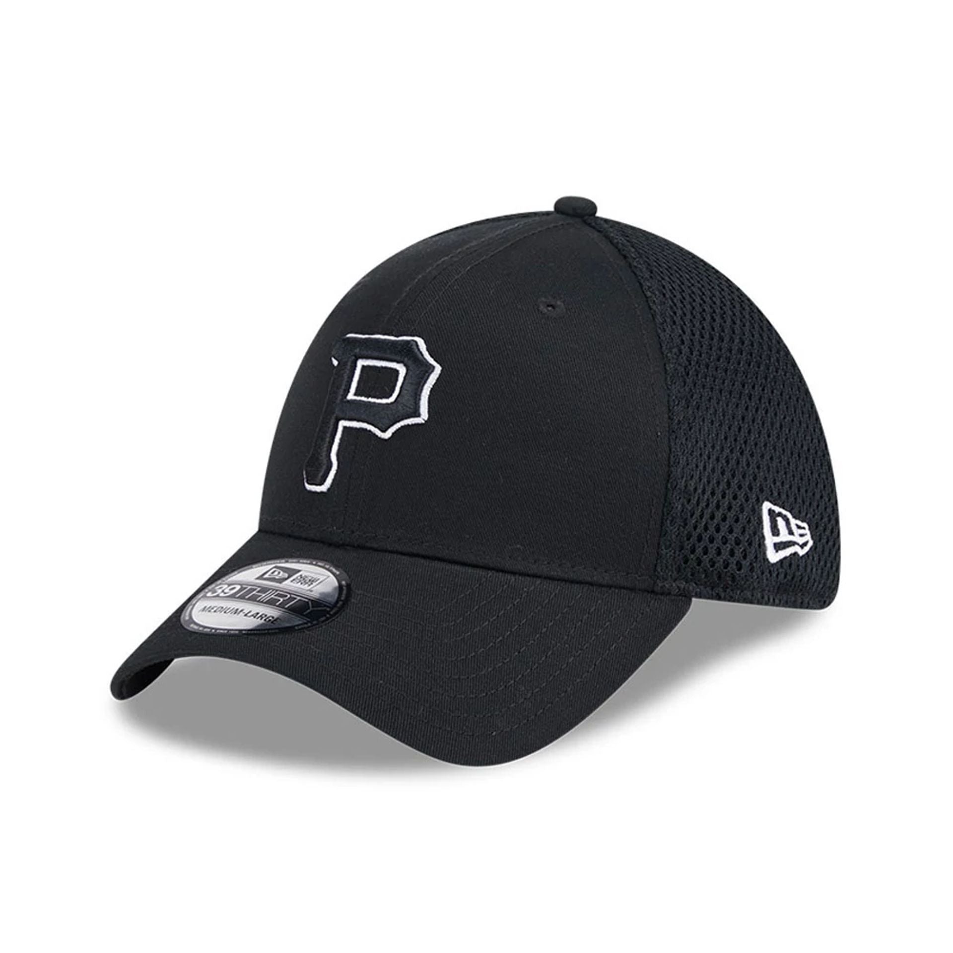 Pittsburgh Pirates MLB Evergreen Neo Black 39THIRTY Stretch Fit Cap New Era Cap adult unisex