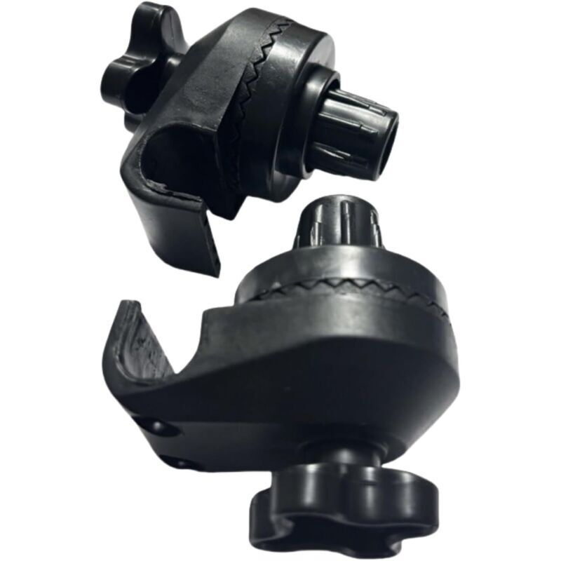 Set of 2 plastic garden swing fittings, beam accessories for canopy and swing frame, tilt adjustment, swing frame fixing bracket