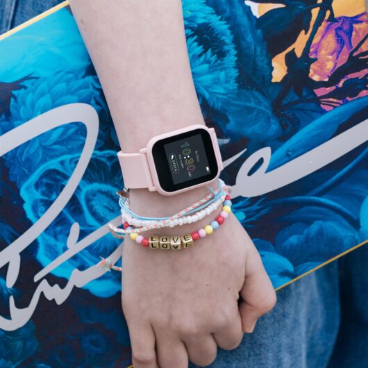 Tikkers Teen Series 10 Nude Smart Watch and Earbuds Set