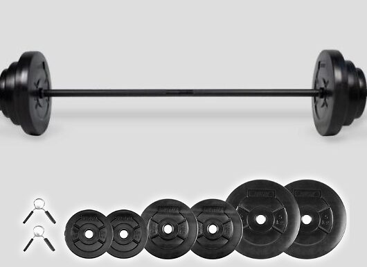 Adjustable Barbell At Home Gym Set - Up to 20KG!
