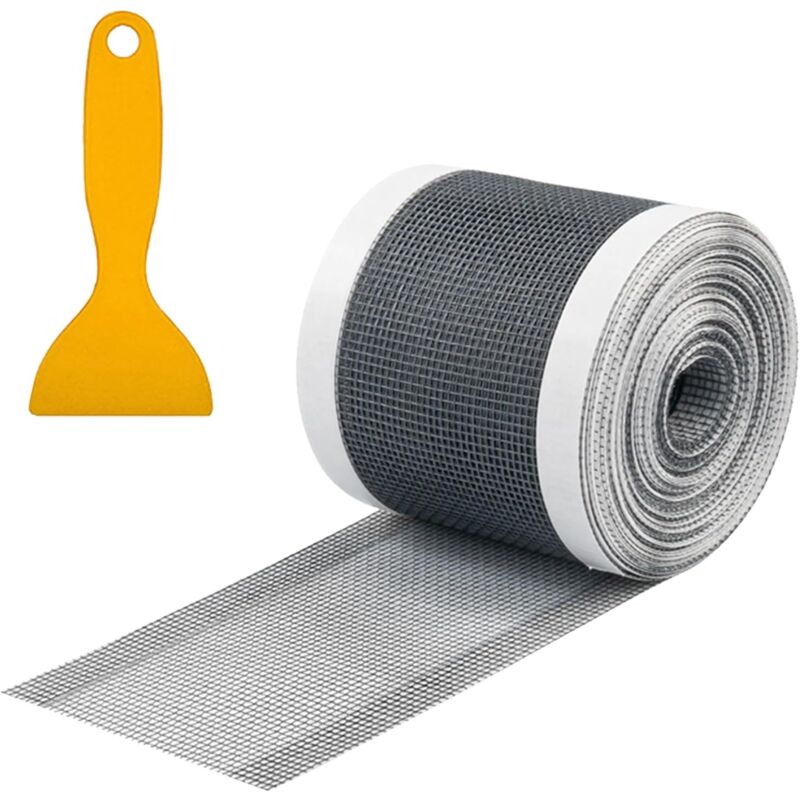 Cyslmuk - Disposable Shower Drain Mesh Sticker, 70mm x 10m, Shower Drain Cover Hair Catcher, Fits All Lengths, with Removal Tool