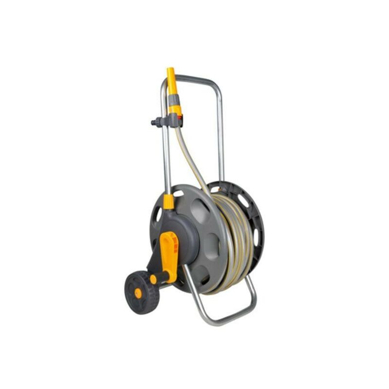 Hozelock - 2434 Wheeled Floor Standing Hose Reel 30m Hose Includes Fittings