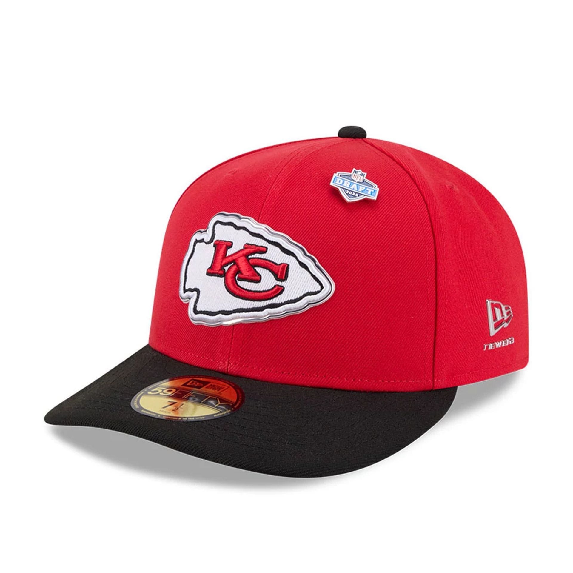 Kansas City Chiefs NFL Draft 2026 Red 59FIFTY Fitted Cap New Era Cap adult unisex