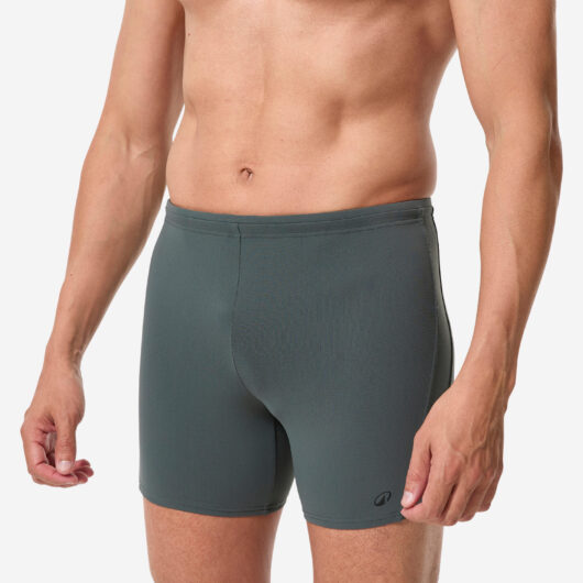 Men's Long Swim Boxer - Yoko Khaki