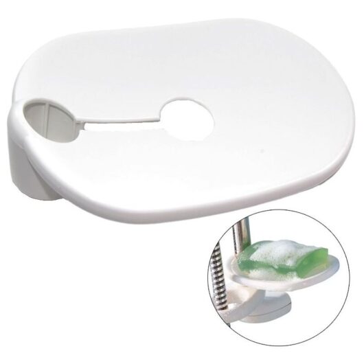 Mira - Showers Response RF6 Soap Dish White Fits All Rails 18mm 22mm Shower Rail