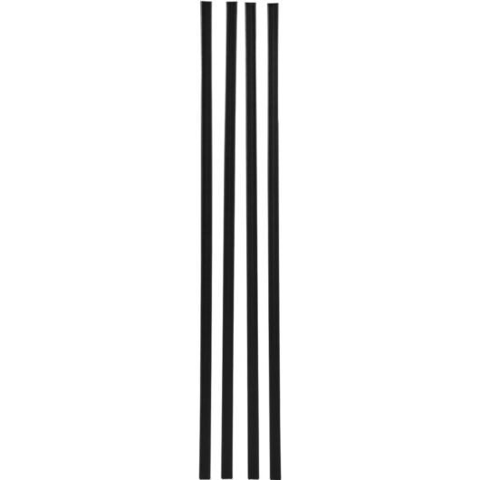 Mophorn - Bottom Locking Privacy Slats, Double-Wall hdpe Slats for Chain-Link Fences, Fits 6' High Fences for Garden, Farm & Sports Fields, Black