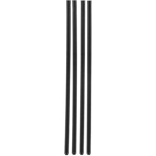 Mophorn - Bottom Locking Privacy Slats, Single-Wall hdpe Slats for Chain-Link Fences, Fits 6' High Fences for Garden, Farm & Sports Fields, Black