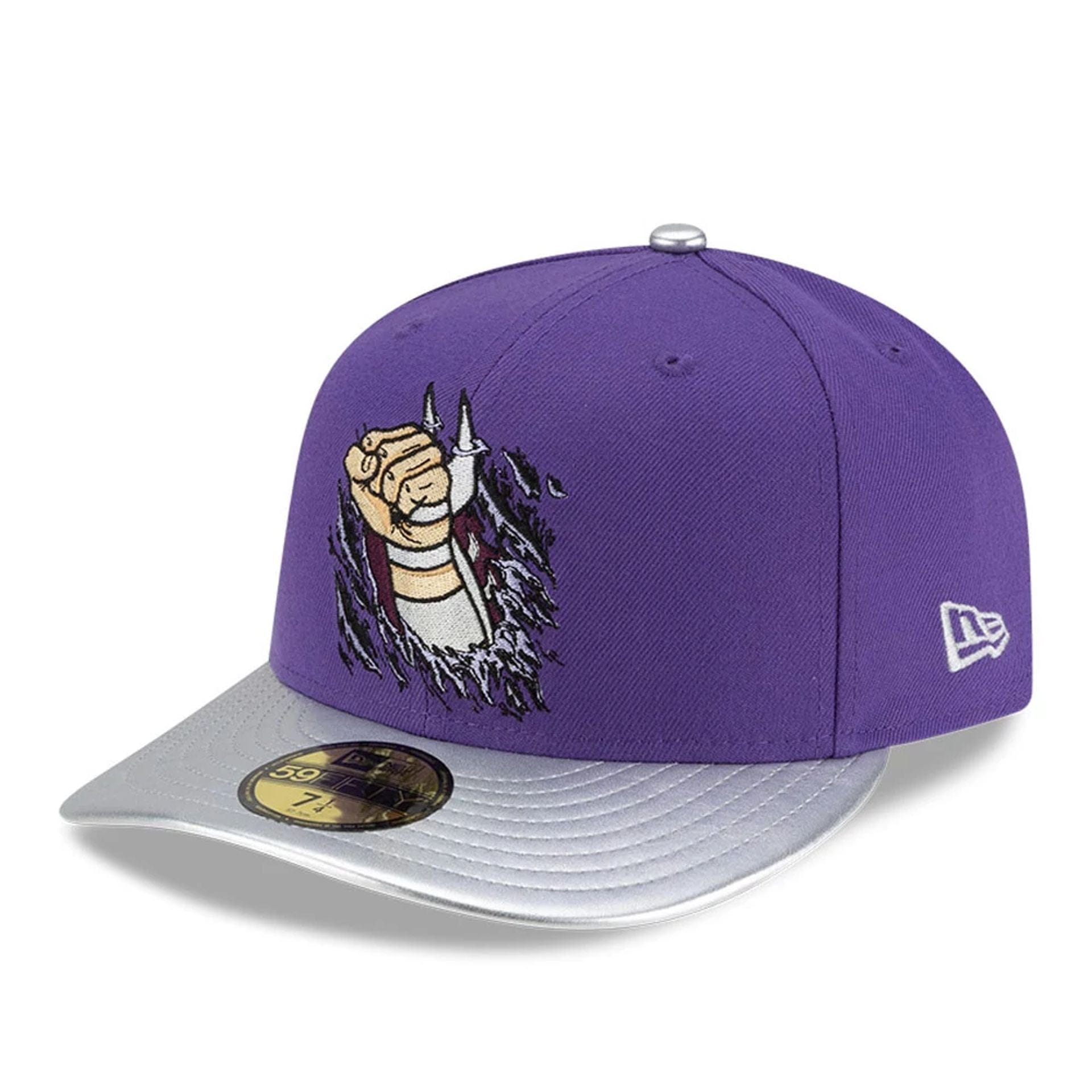 Teenage Mutant Ninja Turtles Shredder Purple 59FIFTY Fitted Cap New Era Cap adult unisex