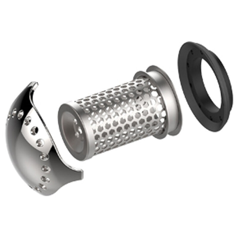 Tinor - Bathtub Hair Catcher Filter Stainless Steel Drain Hair Catcher for Bathtub Fits Drain Sizes from 3.5cm to 4.5cm