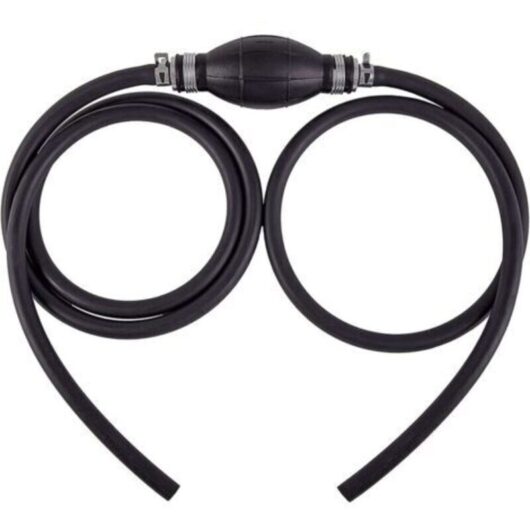 8mm Fuel Line Assembly Petrol Primer Bulb with Rubber Hose for Marine Boat Engine Fittings Outboard Hand Siphon Pump