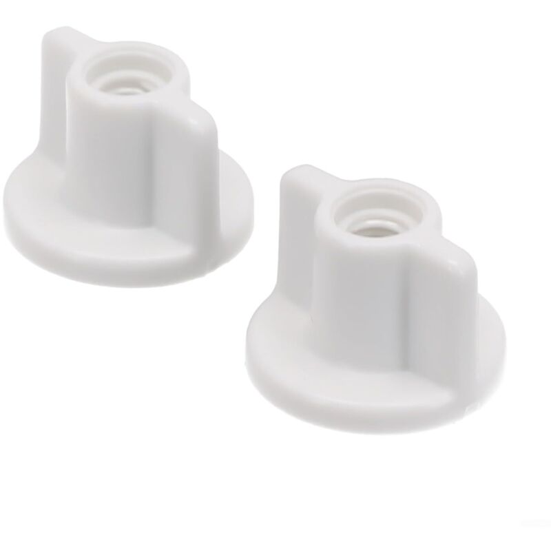CCYKXA Set of 2 plastic rear fixing screws for toilet seats, toilet seat accessories, replacement bottom fixing for toilet lids, screws