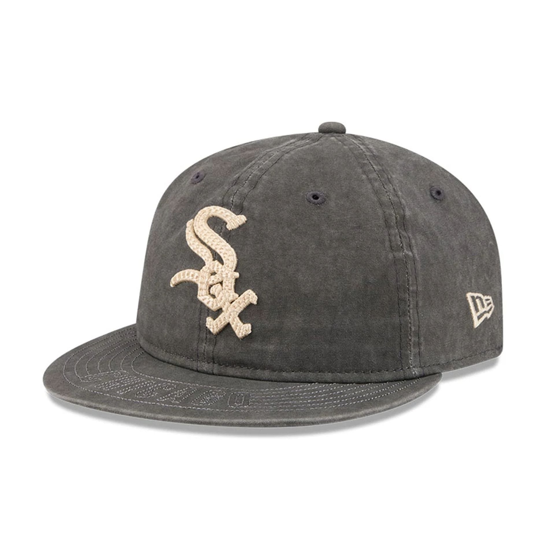 Chicago White Sox MLB 59FIFTY Day Black Retro Crown 59FIFTY Fitted Cap New Era Cap adult unisex