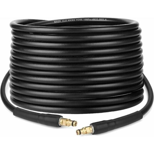 Clearance Sale Hose for Karcher K2 K3 K4 K5 K6 K7 High Pressure Washer - 10m - Quick Connect Hose with Brass Fittings