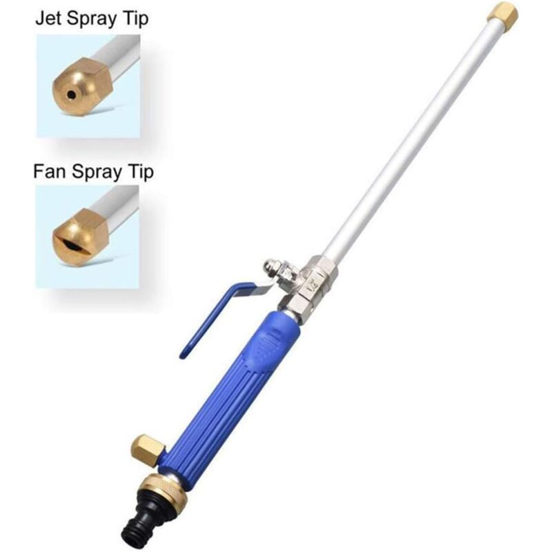 Deep Jet Pressure Washer Lance, Pressure Washer Gun Nozzles, Water Gun with Adapter, Better Cleaning, Fits Garden Hoses and Pressure Washers