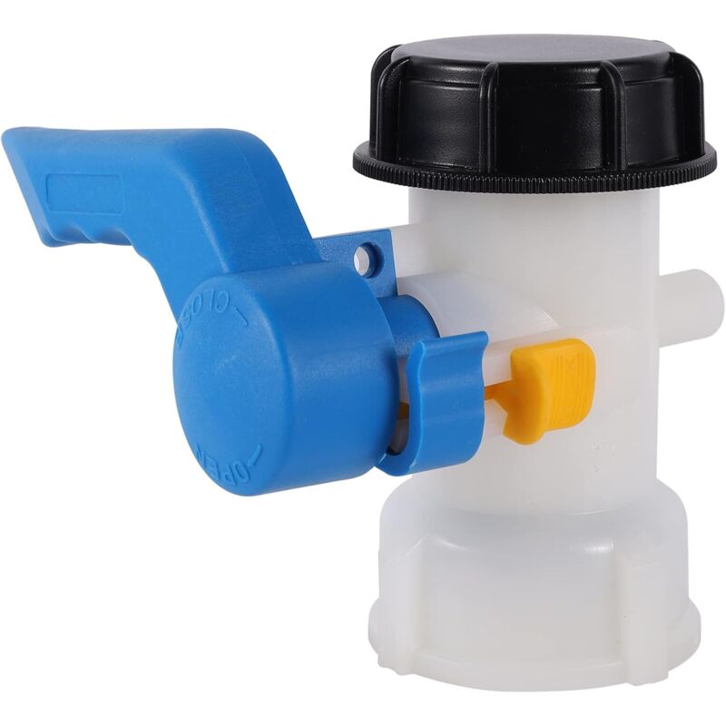 IBC Adapter 50mm to 62mm Valve for 1000L Plastic Tank, 1000 Litre Tank Fitting for Rainwater Tank, Container